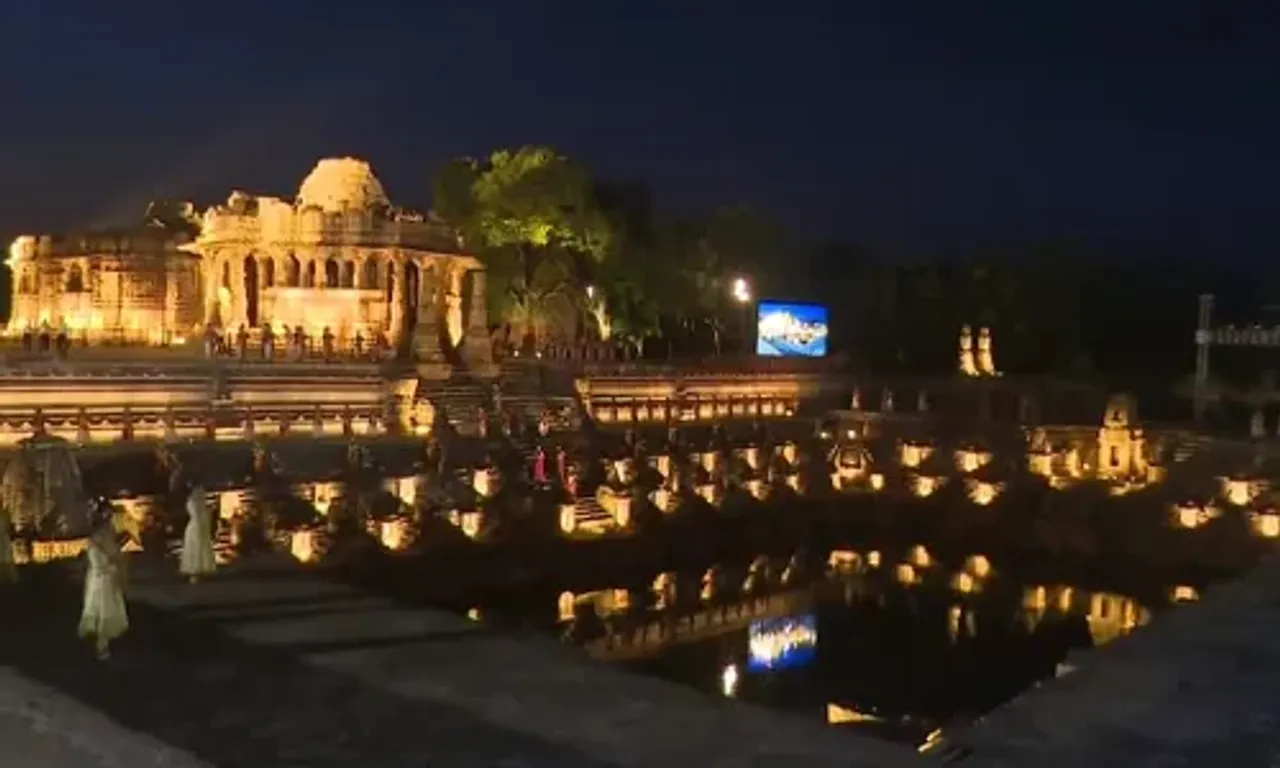 PM નરેન્દ્ર મોદીએ સૂર્ય મંદિરમાં લાઈટ એન્ડ સાઉન્ડ શો ખૂલ્લો મૂક્યો