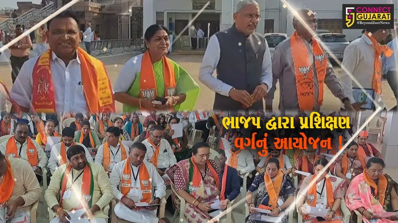 સાબરકાંઠા: ભાજપ દ્વારા તાલુકા પંચાયતના સદસ્યોનો એક દિવસીય પ્રશિક્ષણ વર્ગ યોજાયો