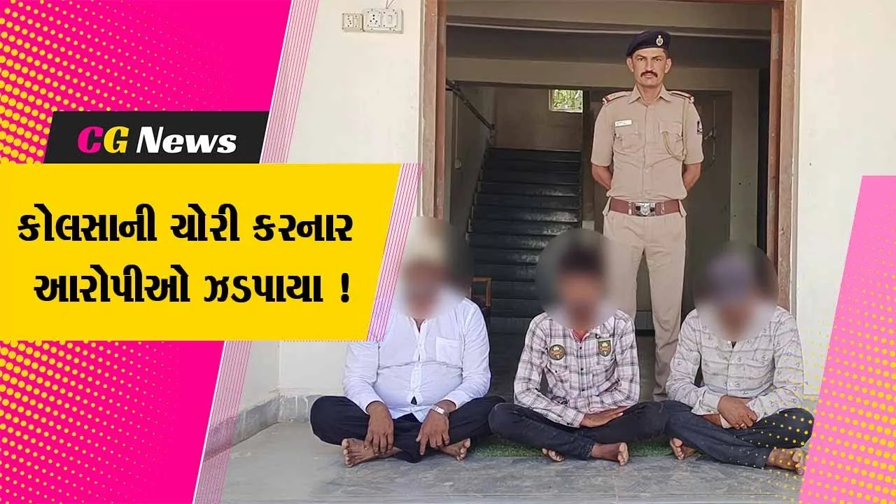 ગીર સોમનાથ: કેમિકલ કંપનીના કોલસાની ચોરીને અંજામ આપતા ત્રણ ઇસમો ઝડપાયા,પોલીસે કરી ધરપકડ