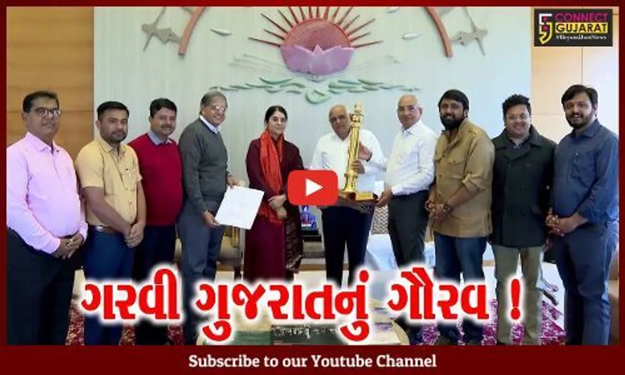 ગાંધીનગર: ગુજરાતનો ટેબ્લો લોકપ્રિયતા શ્રેણીમાં પ્રથમ ક્રમે આવતા કેબિનેટ બેઠકમાં અભિનંદન પાઠવાયા