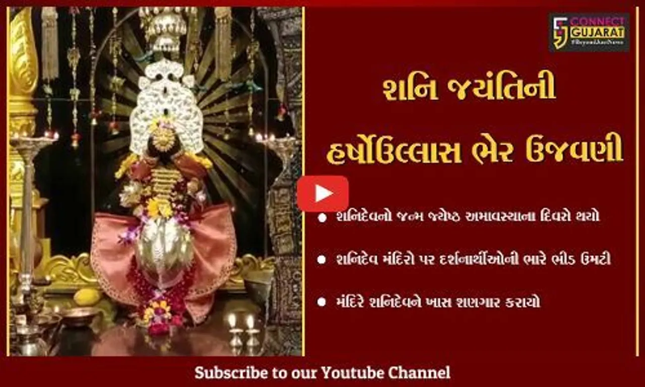 વડોદરા : આજે શહેરના શનિદેવ મંદિરો પર દર્શનાર્થીઓની ભારે ભીડ ઉમટી, શનિ મહારાજને ખાસ શણગાર કરાયો
