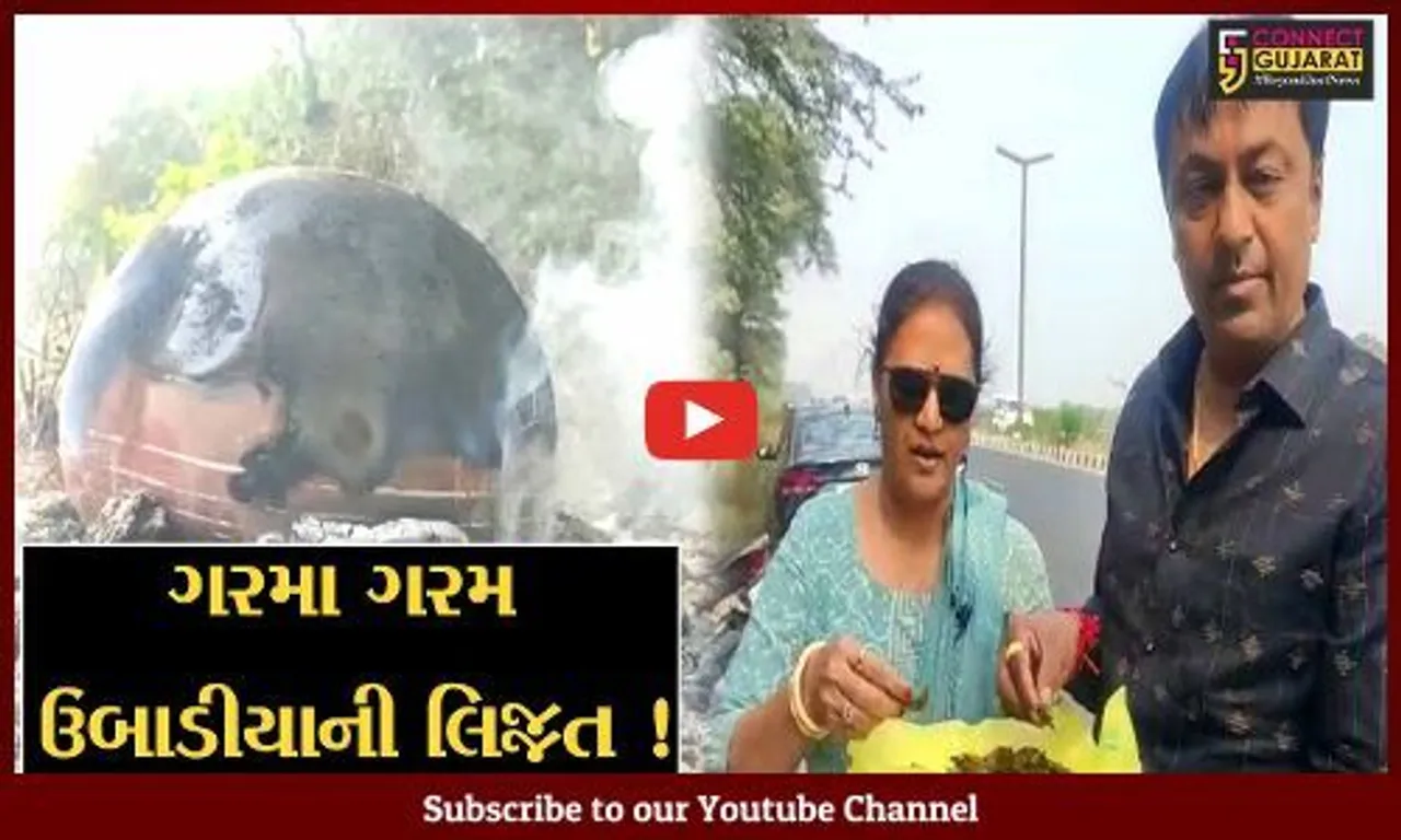 ભરૂચ અંકલેશ્વર રોડ પર ઉબાડિયાના ફૂડ સ્ટોલ શરૂ, લોકો માણી રહ્યા છે લિજ્જત