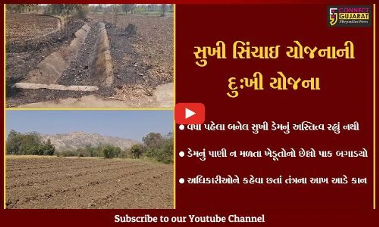 છોટાઉદેપુર : સુખી ડેમ હોવા છતાં અંતરિયાળ ગામડાઓ ખેડૂતોને પાણીની અછત, કુવાના પાણીનો લેવો પડે છે સહારો..
