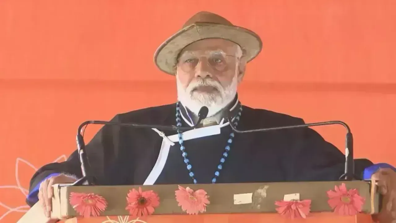 PM મોદીએ અરુણાચલમાં વિપક્ષ પર આકરા પ્રહારો કર્યા, કહ્યું 'અમે પાંચ વર્ષમાં જે કામ કર્યું, તે કરવામાં કોંગ્રેસને 20 વર્ષ લાગે..