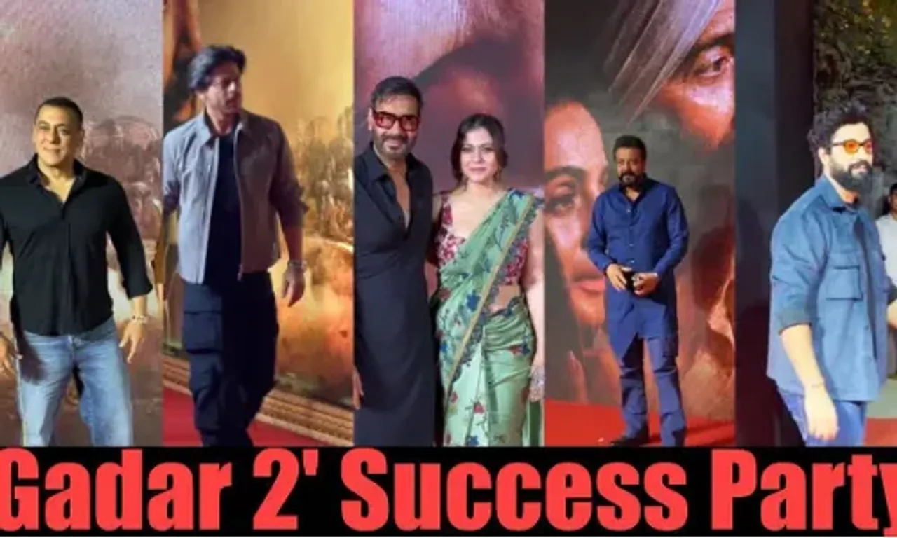 Gadar-2 Success Partyમાં બૉલીવુડ સ્ટાર્સનો મેળાવડો, અલગ અલગ લૂકમાં જોવા મળ્યા બૉલીવુડ સિતારાઓ....