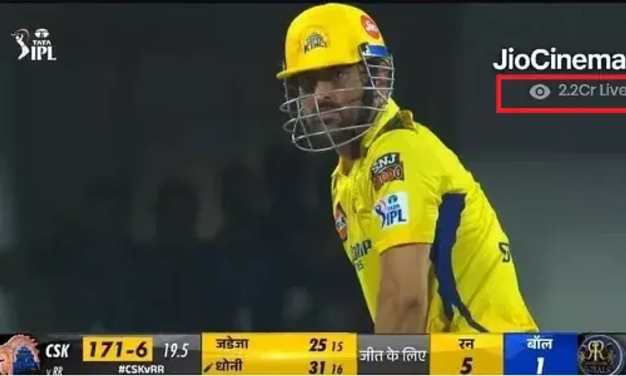 CSK vs RR : રાજસ્થાન સામે માહીની તોફાની ઈનિંગ, 2.2 કરોડ દર્શકોએ ડિજિટલ પ્લેટફોર્મ પર નિહાળી ધોનીની સિક્સરો..!