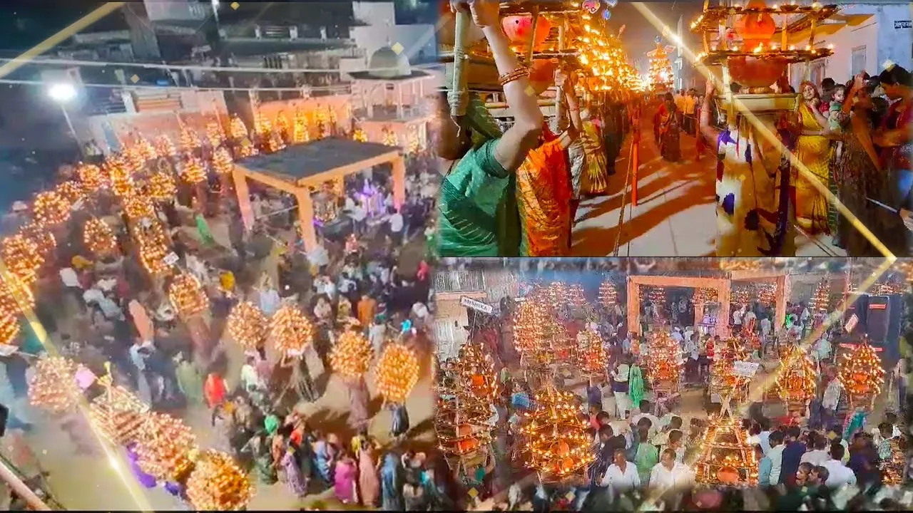 પાટણ : બિલિયા ગામે આસોસુદ ચૌદશની રાત્રીએ સવાસો દીવડાની 225 માંડવી ઘૂમતા અલૌકિક વાતાવરણ સર્જાયું...