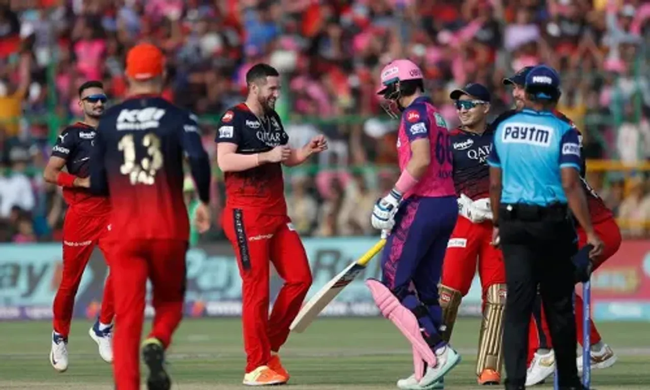 રાજસ્થાન 59 રનમાં જ ઓલઆઉટ, RCB 112 રનથી જીત્યું:RRએ IPLના ઈતિહાસમાં ત્રીજો સૌથી ઓછો સ્કોર બનાવ્યો