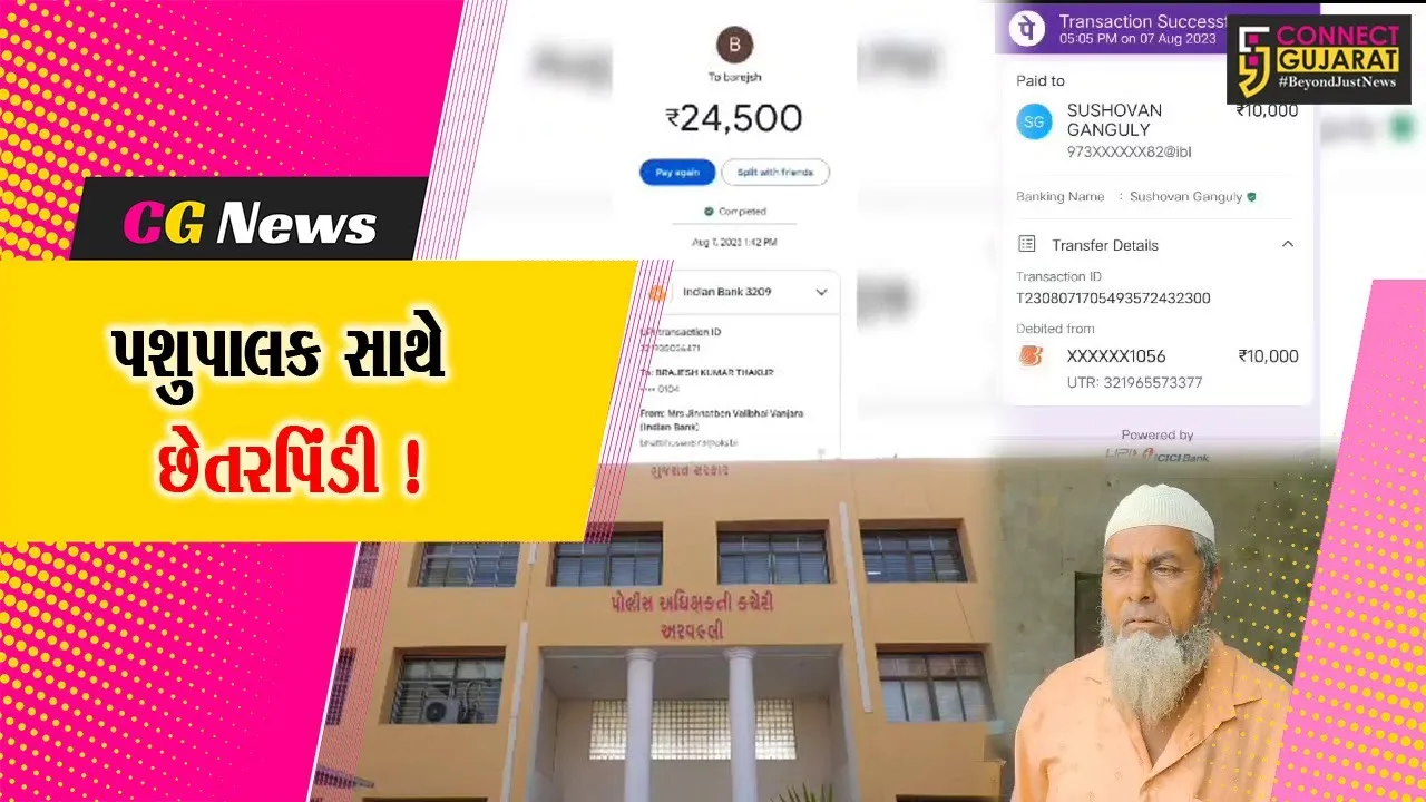 અરવલ્લી: ભેંસો ખરીદવાની લાલચ આપી ગઠીયાએ ખેડૂત પાસેથી રૂપિયા 1.25 લાખ ખંખેરી લીધા,પોલીસ ફરિયાદ નોંધાય