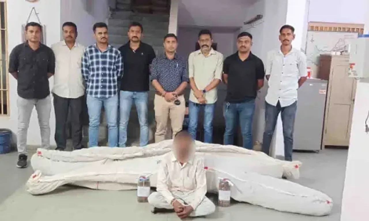 પંચમહાલ : દલવાડા ગામે લીલા ગાંજાના જથ્થા સાથે પોલીસે કરી એક ઈસમની અટકાયત...