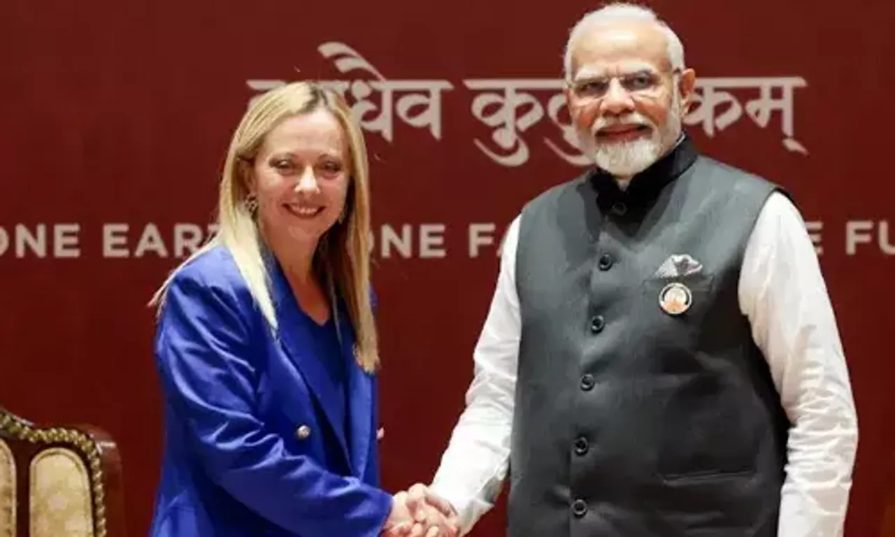 PM મોદીએ ઇટલીના વડાપ્રધાન જ્યોર્જિયા મેલોની સાથે ટેલિફોન પર કરી વાત.