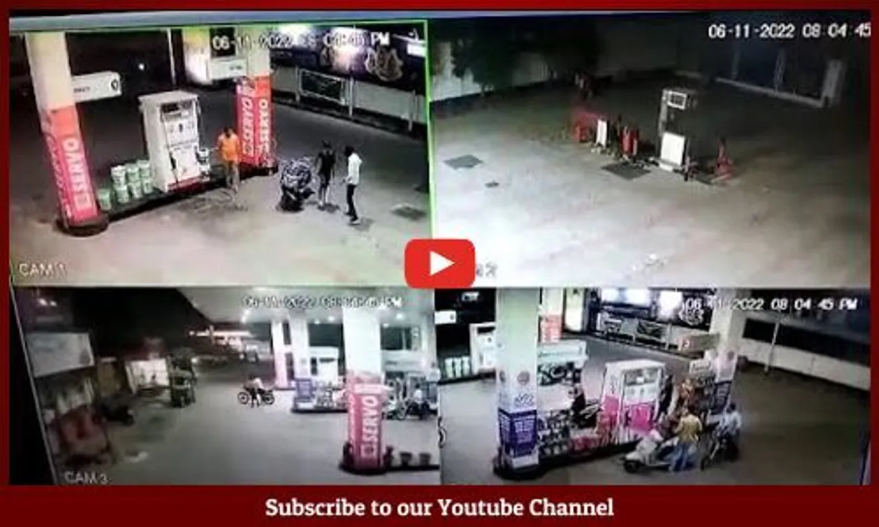 વડોદરામાં આવારા તત્વોએ પેટ્રોલ પમ્પ માલિકને ગુપ્તિ બતાવી જાનથી મારી નાખવાની ધમકી આપી જોઈ લો આ CCTV