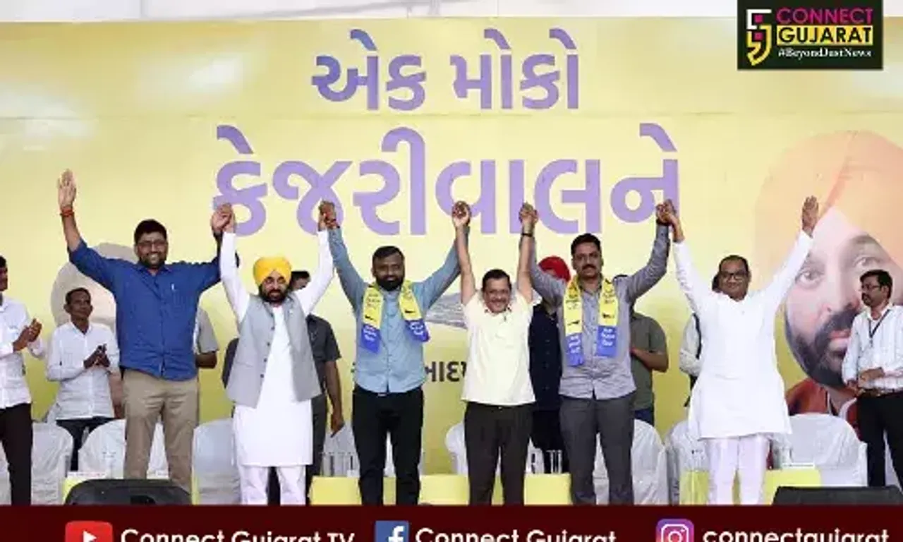 પાટીદાર આગેવાન અલ્પેશ કથીરિયા આપમાં જોડાયા, અરવિંદ કેજરીવાલે પહેરાવ્યો ખેસ
