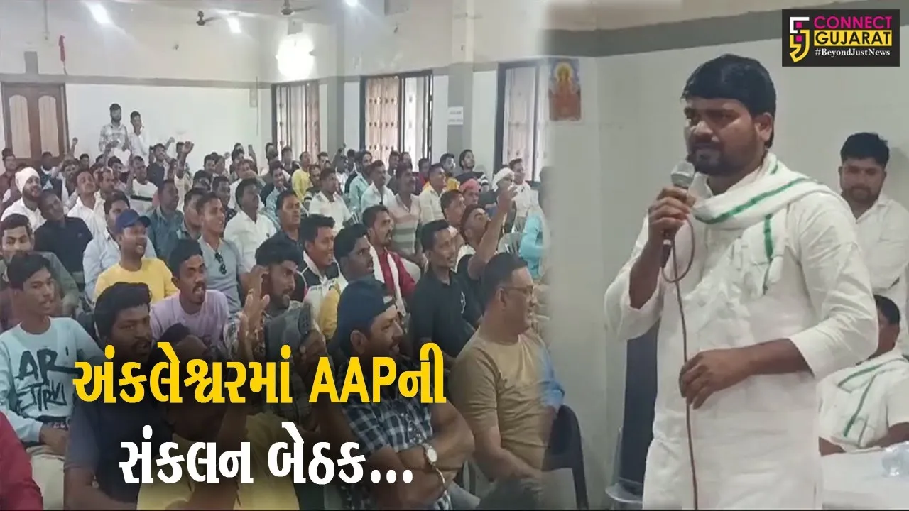 અંકલેશ્વર : AAPના ધારાસભ્ય ચૈતર વસાવાની ઉપસ્થિતિમાં વિધાનસભા સંકલન બેઠક યોજાય...
