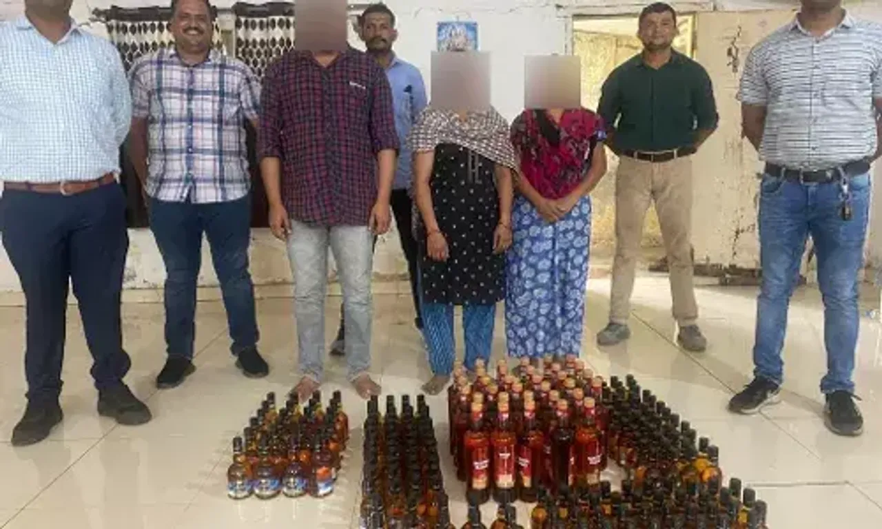 ભરૂચ: ક્રાઇમ બ્રાન્ચે અંકલેશ્વરના ભાંગવાડ વિસ્તારમાંથી દારૂ ભરેલી કાર ઝડપી પાડી,રૂ. 1.90 લાખનો મુદ્દામાલ જપ્ત