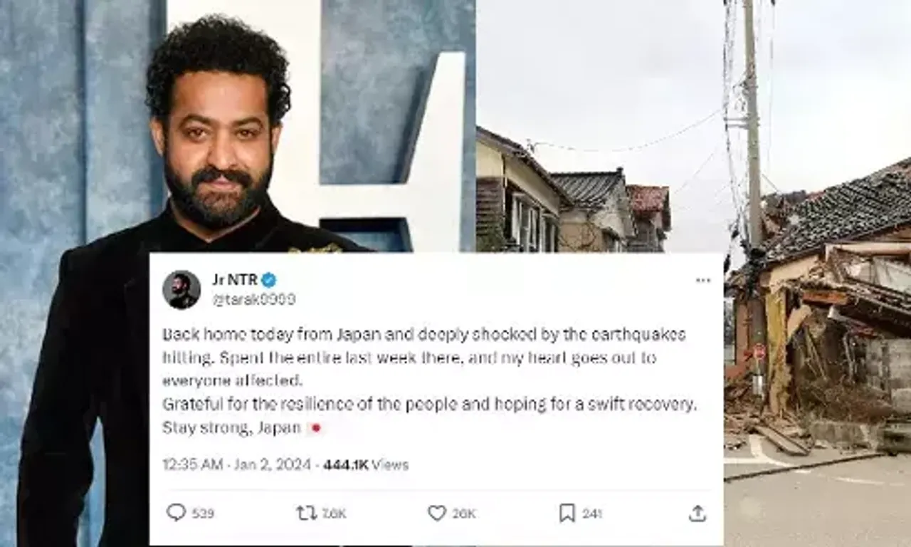 બાલ બાલ બચ્યો અભિનેતા Jr NTR, ભૂકંપના થોડા કલાકો પહેલા જાપાનથી ભારત માટે રવાના થયા હતા..!