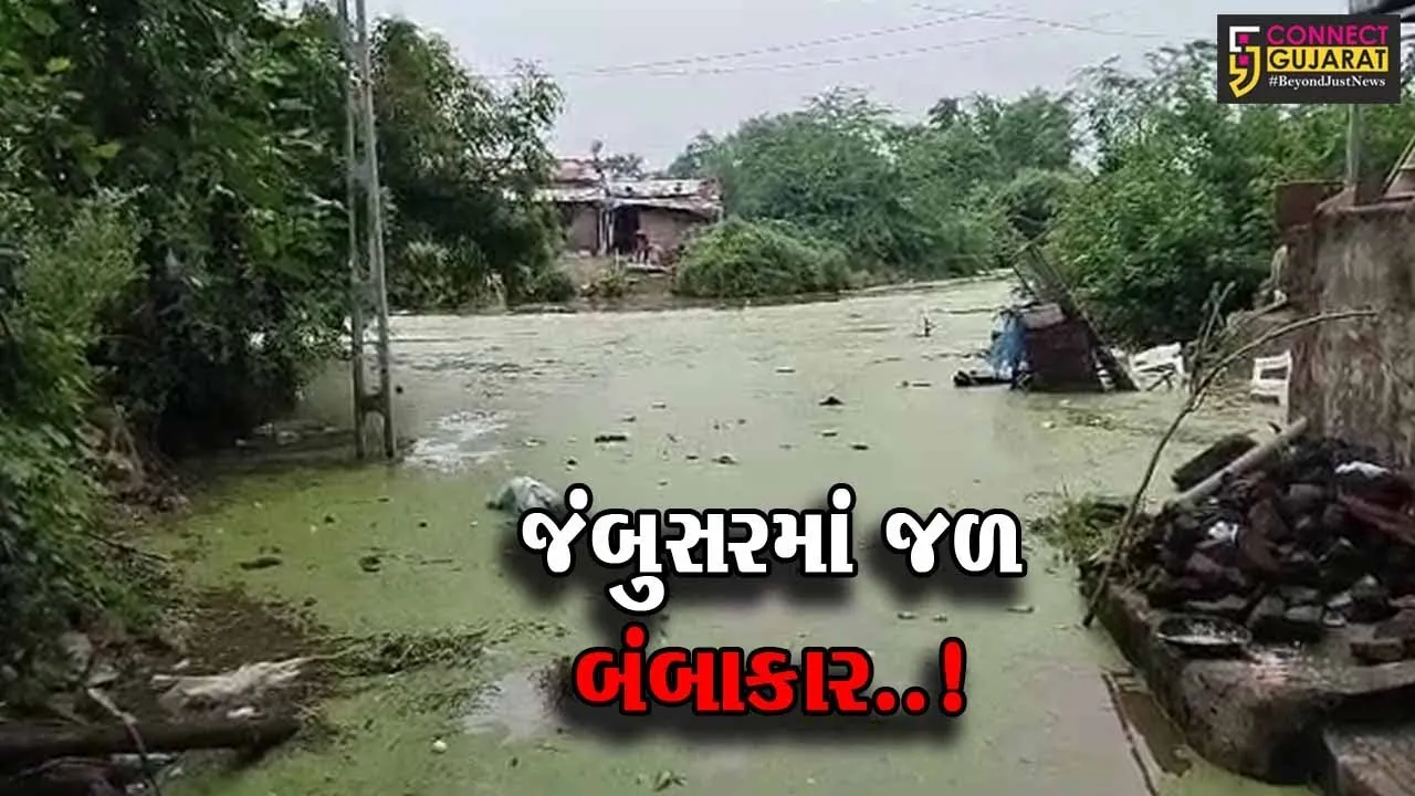 ભરૂચ : ભારે વરસાદ વરસતા જંબુસરના ગજેરા, કોરા, ટુંડજ ગામમાં ફરી વળ્યા પાણી, ગ્રામજનોને મુશ્કેલીનો સામનો..!