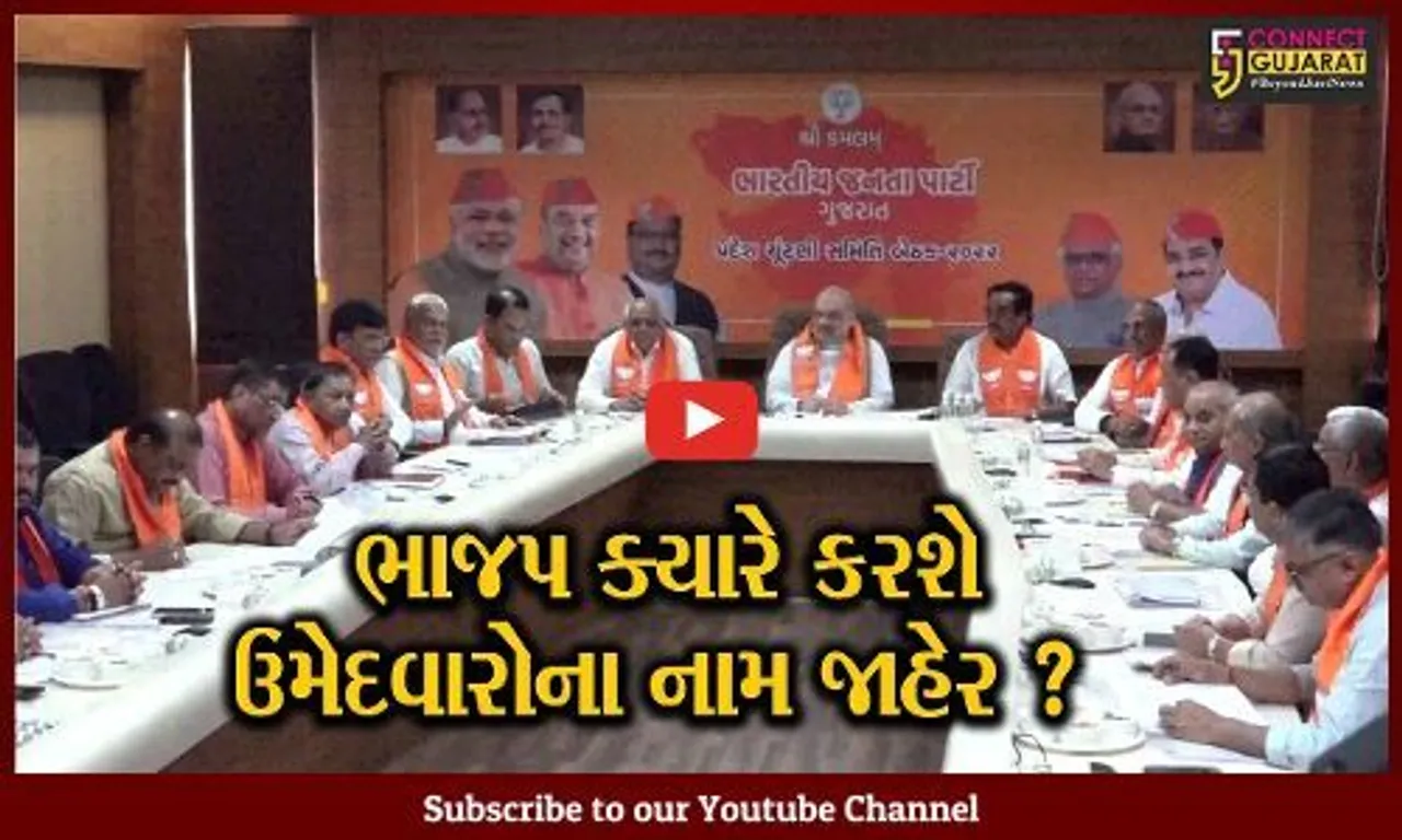 ગાંધીનગર : કેન્દ્રીય ગૃહમંત્રીની અધ્યક્ષતામાં ચૂંટણીલક્ષી બેઠક પૂર્ણ, દિલ્હી દરબારમાં મોકલાશે ઉમેદવારોના નામ...