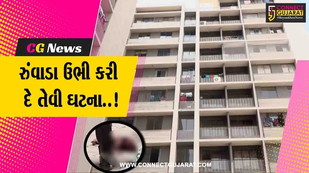 અમદાવાદ : 10મા માળેથી નવજાત બાળકને નીચે ફેંકી હત્યા કરાતા ચકચાર, CCTVના આધારે પોલીસ તપાસ શરૂ