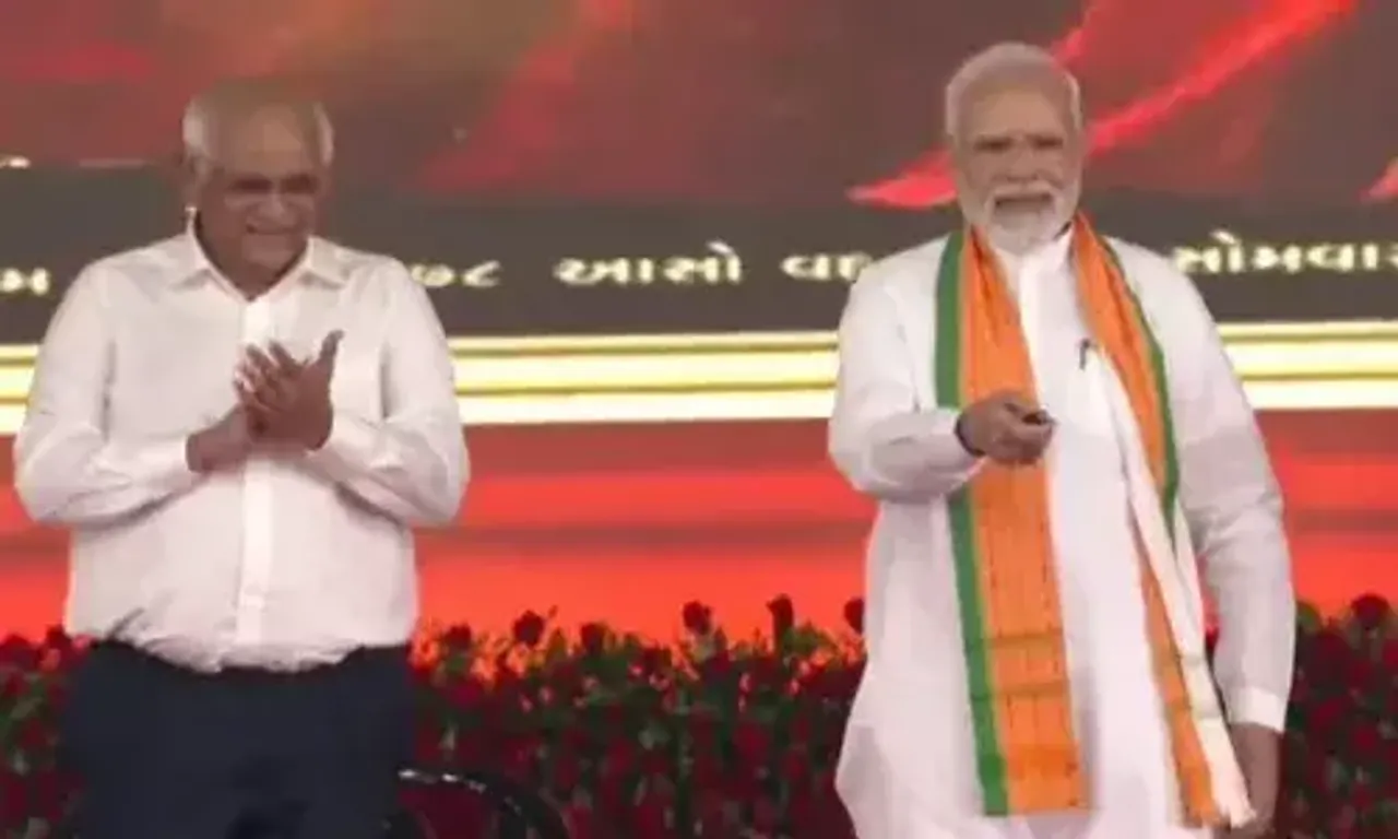 વડાપ્રધાન નરેન્દ્ર મોદીએ ભરૂચમાં કરોડોના વિકાસ પ્રોજેક્ટનું ઉદ્ઘાટન અને શિલાન્યાસ કર્યો