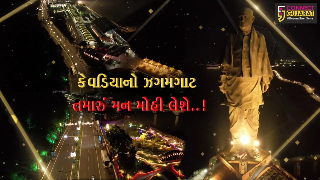 નર્મદા: કેવડિયાનો આ નજારો તમને એકવાર મુલાકાત લેવા મજબૂર કરી દેશે....