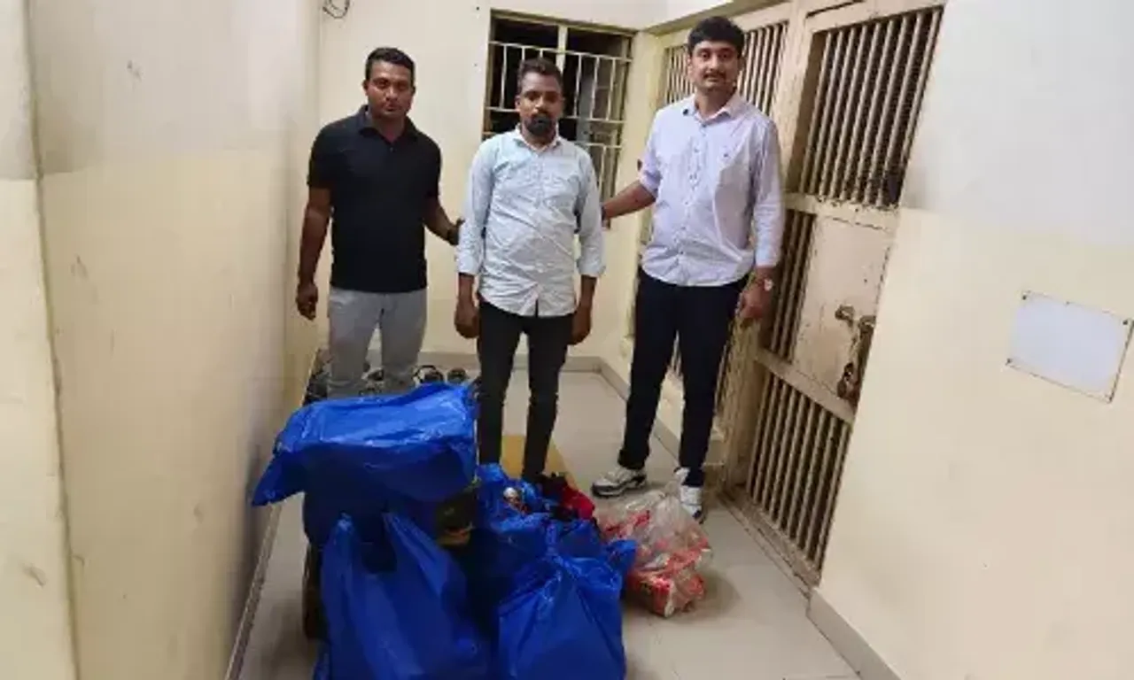 ભરૂચ: વાલિયાના પીઠોર ગામેથી વિદેશી દારૂના જથ્થા સાથે એક ઇસમની ક્રાઇમ બ્રાન્ચે કરી ધરપકડ