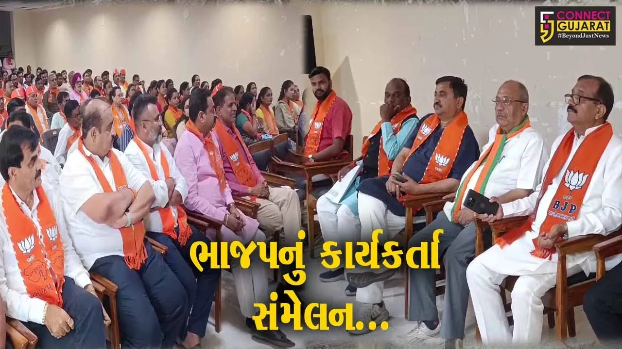 અંકલેશ્વર : ભાજપનું કાર્યકર્તા સંમેલન યોજાયું, ભરૂચ લોકસભા બેઠકના ઉમેદરવાર મનસુખ વસાવા રહ્યા ઉપસ્થિત
