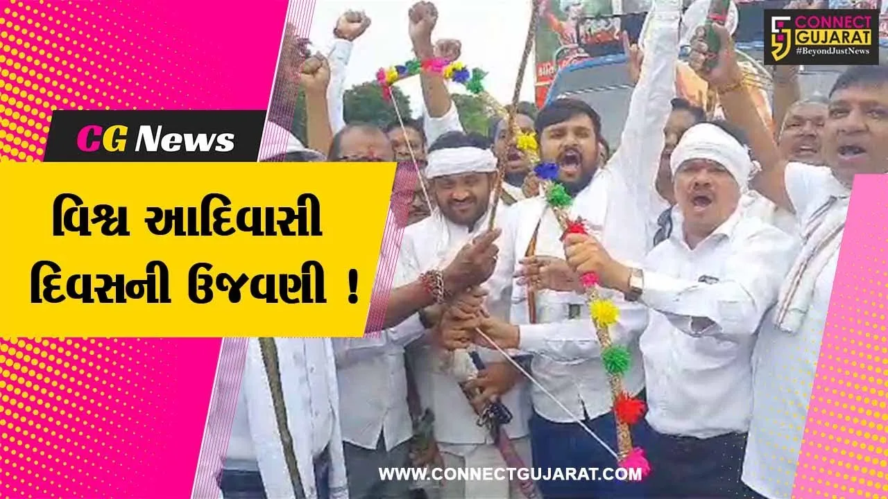 ભરૂચ: વિશ્વ આદિવાસી દિવસ નિમિત્તે ભવ્ય રેલીનું આયોજન,પરંપરાગત પોશાક સાથે લોકો જોડાયા