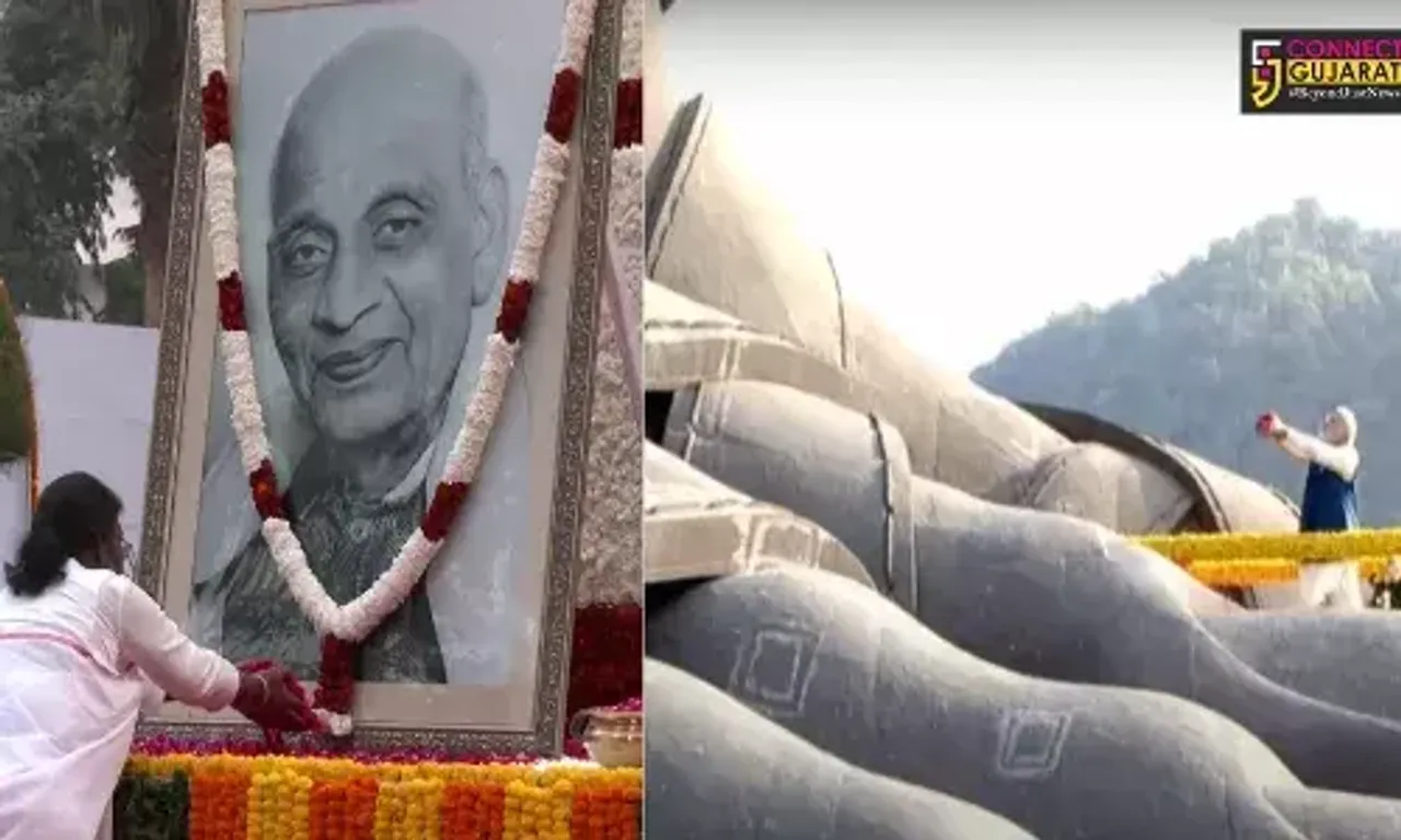 રાષ્ટ્રપતિ દ્રૌપદી મુર્મુ અને PM મોદીએ સરદાર પટેલને તેમની જન્મજયંતિ પર શ્રદ્ધાંજલિ આપી