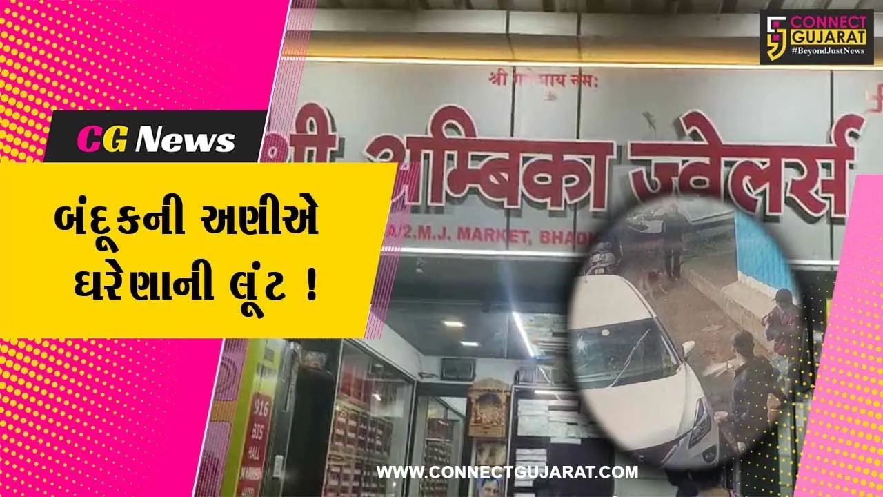 વલસાડ: વાપીના ભડકમોરા વિસ્તારમાં બંદૂકની અણીએ સોના ચાંદીના ઘરેણાની લૂંટ,પોલીસ થઈ દોડતી