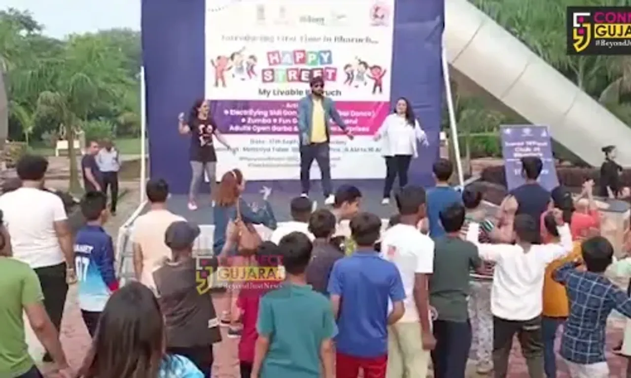 માય લાયેબલ ભરૂચ અભિયાન અંતર્ગત તંત્ર દ્વારા હેપ્પી સ્ટ્રીટ કાર્યક્રમ યોજાયો