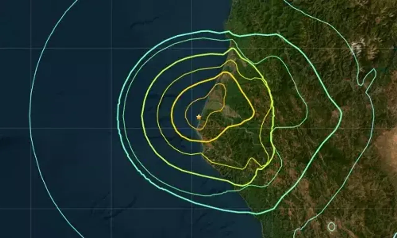અમેરિકાના ઉત્તરી કેલિફોર્નિયાના દરિયાકાંઠે 6.4 તીવ્રતાના ભૂકંપના આંચકા અનુભવાયા,