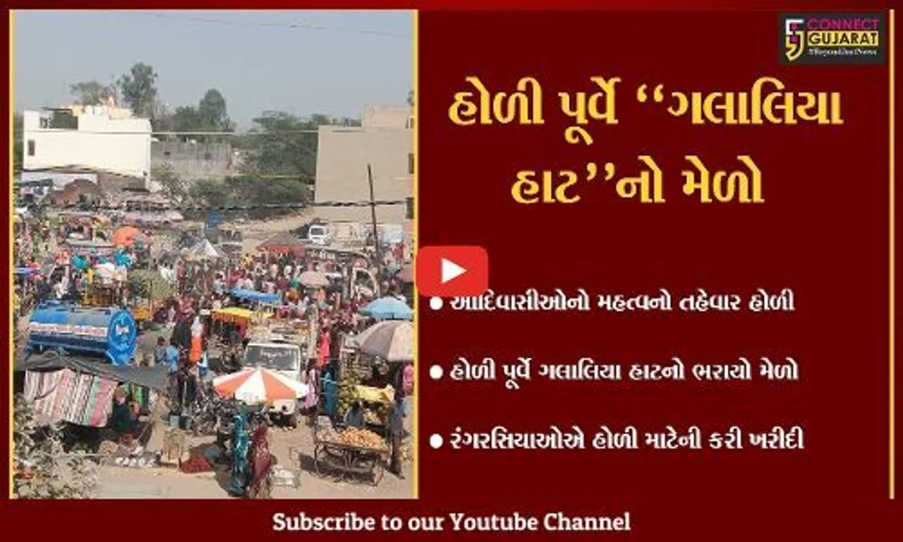 દાહોદ : ગરબાડામાં હોળી પૂર્વે યોજાયો ગલાલીયા હાટનો મેળો, રંગરસિયાઓ ઉમટ્યા...