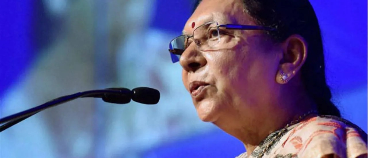 રાહુલ ગાંધીએ મહિલાઓની માફી માંગવી જોઈએ: પૂર્વ મુખ્ય મંત્રી આનંદી બેન પટેલ