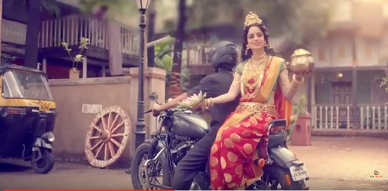 સ્વચ્છ ભારત મિશન અભિયાન માટે કંગના બની લક્ષ્મી દેવી!