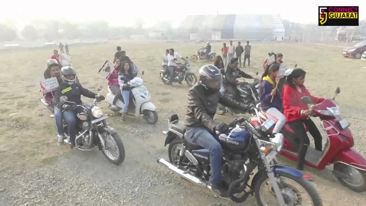 અંકલેશ્વરમાં બેટી બચાવો બેટી પઢાવોના ઉદ્દેશ્ય સાથે બાઈકર્સ ની રેલી યોજાઈ