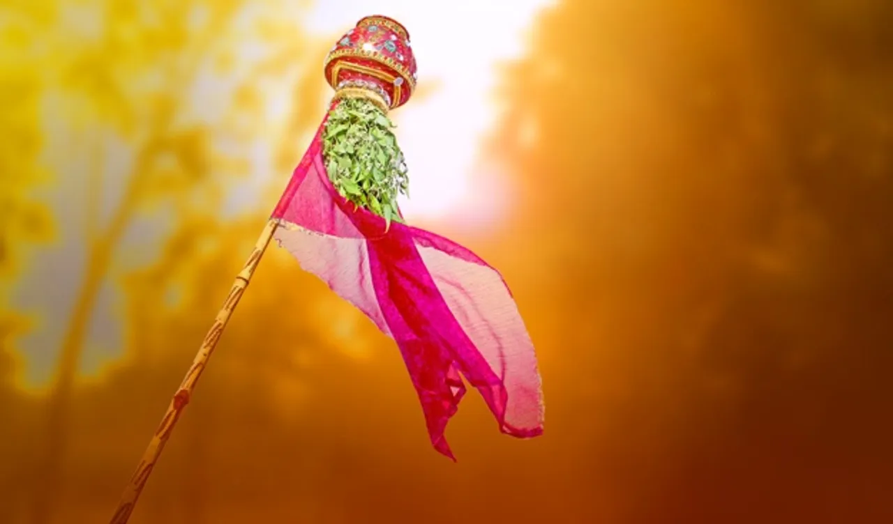 મહારાષ્ટ્રીયન પરિવારો દ્વારા ગુડી પાડવાની ધર્મભીની ઉજવણી 