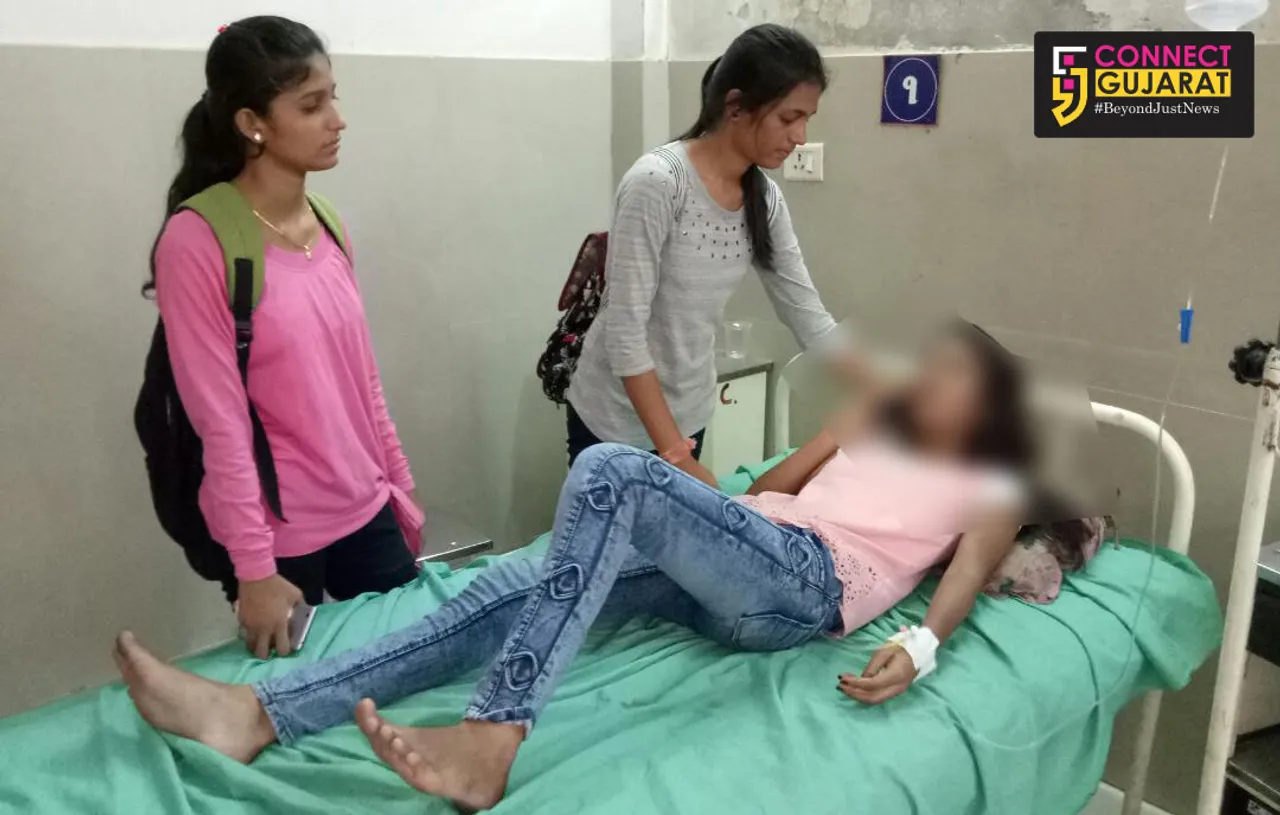 ભરૂચ ગવર્મેન્ટ કોલેજમાં લુખ્ખા તત્ત્વોનો આતંક,વિદ્યાર્થીની ની છેડખાની કરીને મારમાર્યો