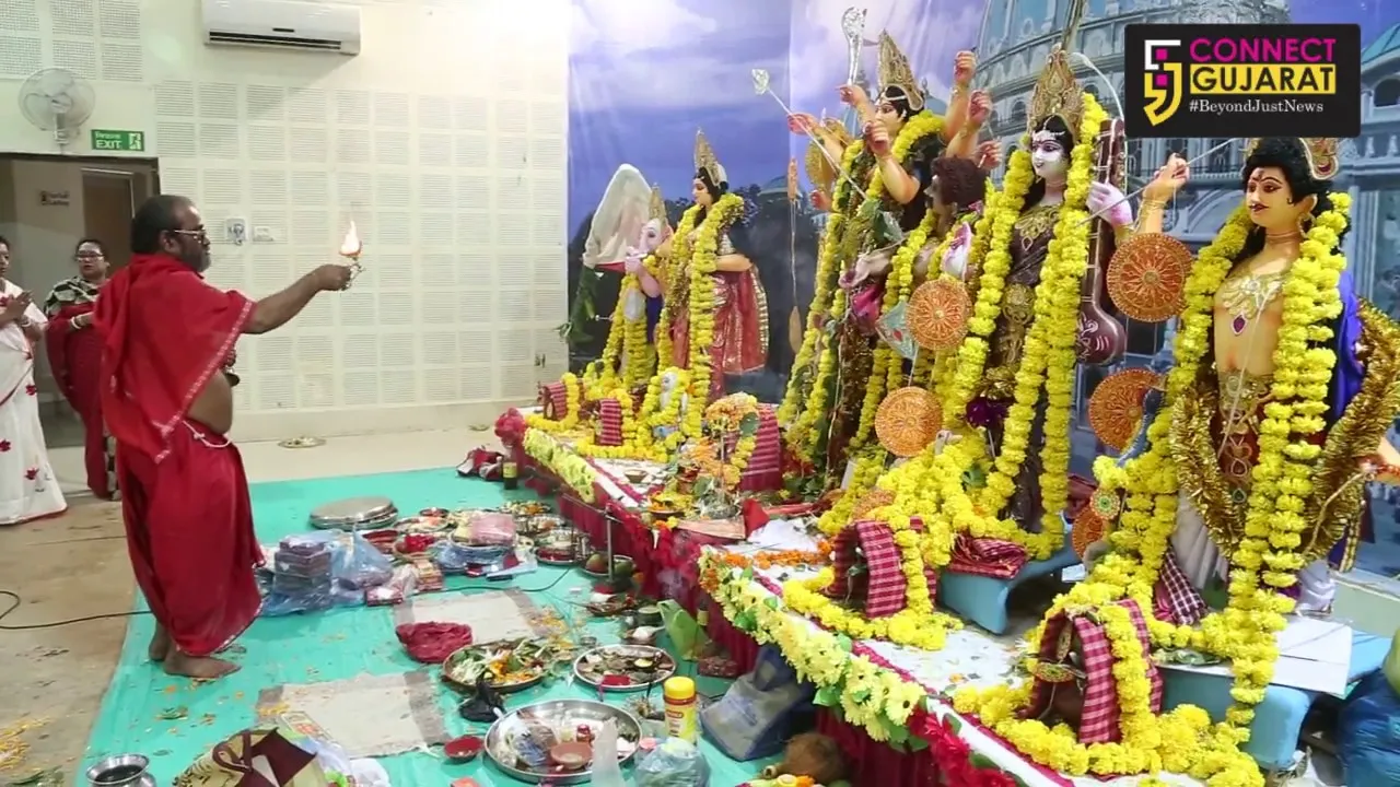 અંકલેશ્વર ONGC ખાતે આસો સુદ અષ્ટમીનાં પાવન અવસરે દુર્ગા પૂજનની ભક્તિસભર ઉજવણી