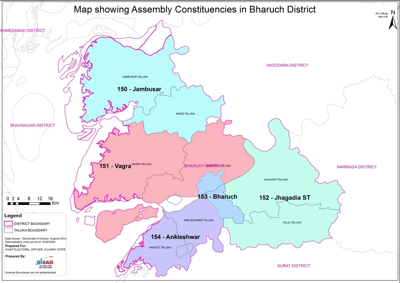 ભરૂચ વિધાનસભાની પાંચ  બેઠકો પર 45 ઉમેદવારો વચ્ચે ચૂંટણી જંગ ખેલાશે
