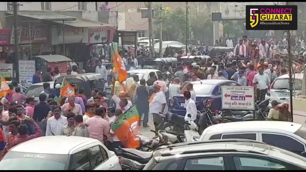 ભરૂચ વિધાનસભા પર ભાજપનાં ઉમેદવાર દુષ્યંત પટેલે ઉમેદવારી નોંધાવી