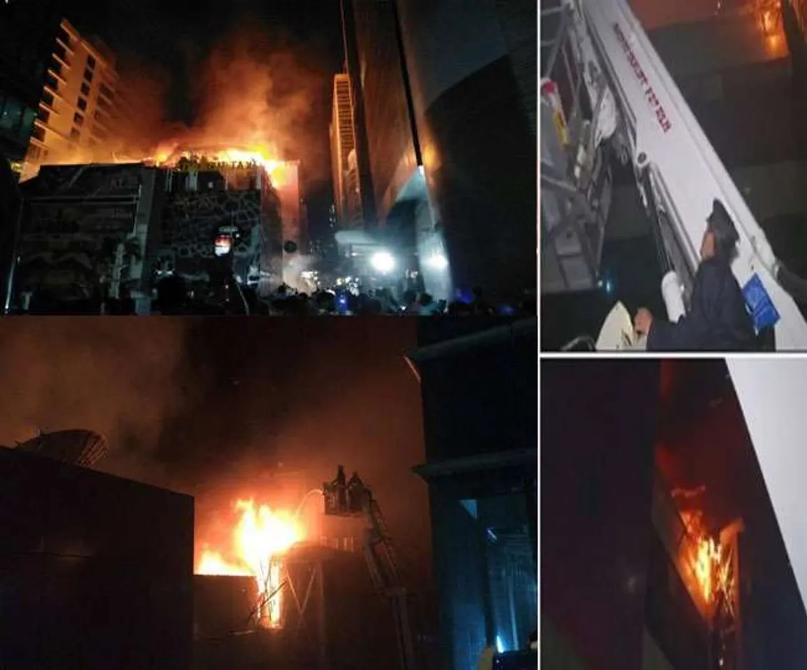 મુંબઈમાં કમલા મીલ કંપાઉન્ડ  લોઅર પરેલ વિસ્તારમાં પબમાં લાગી આગ,14 જીવતા ભુંજાયા
