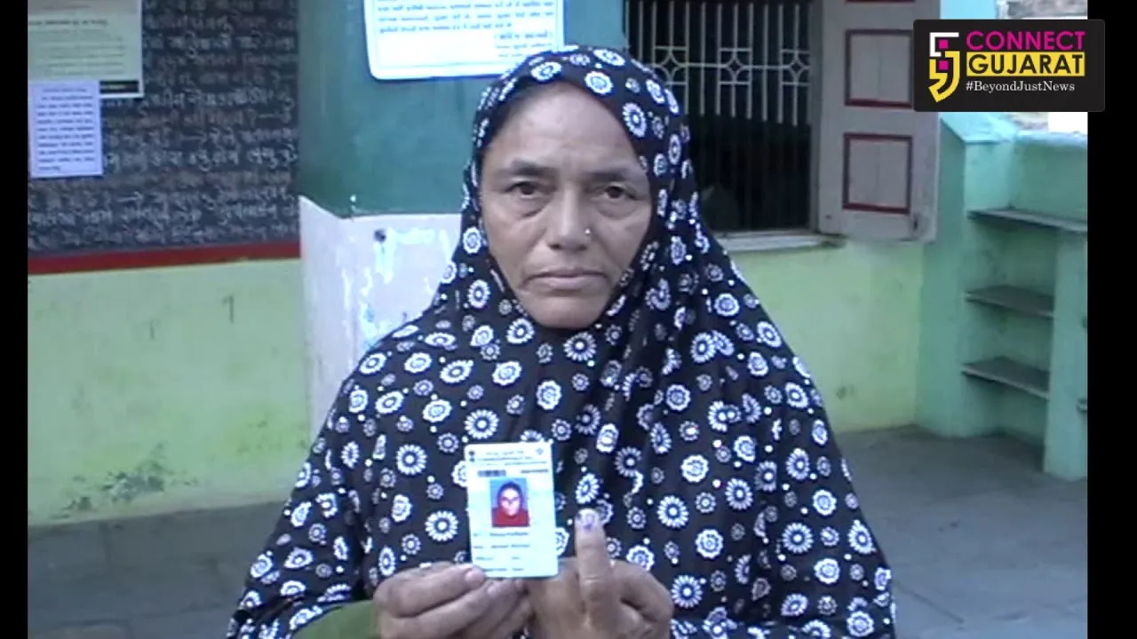 ભરૂચ જિલ્લાના આમોદમાં દિવ્યાંગ સહિત મતદારોએ મતદાનમાં ઉત્સાહ દર્શાવો