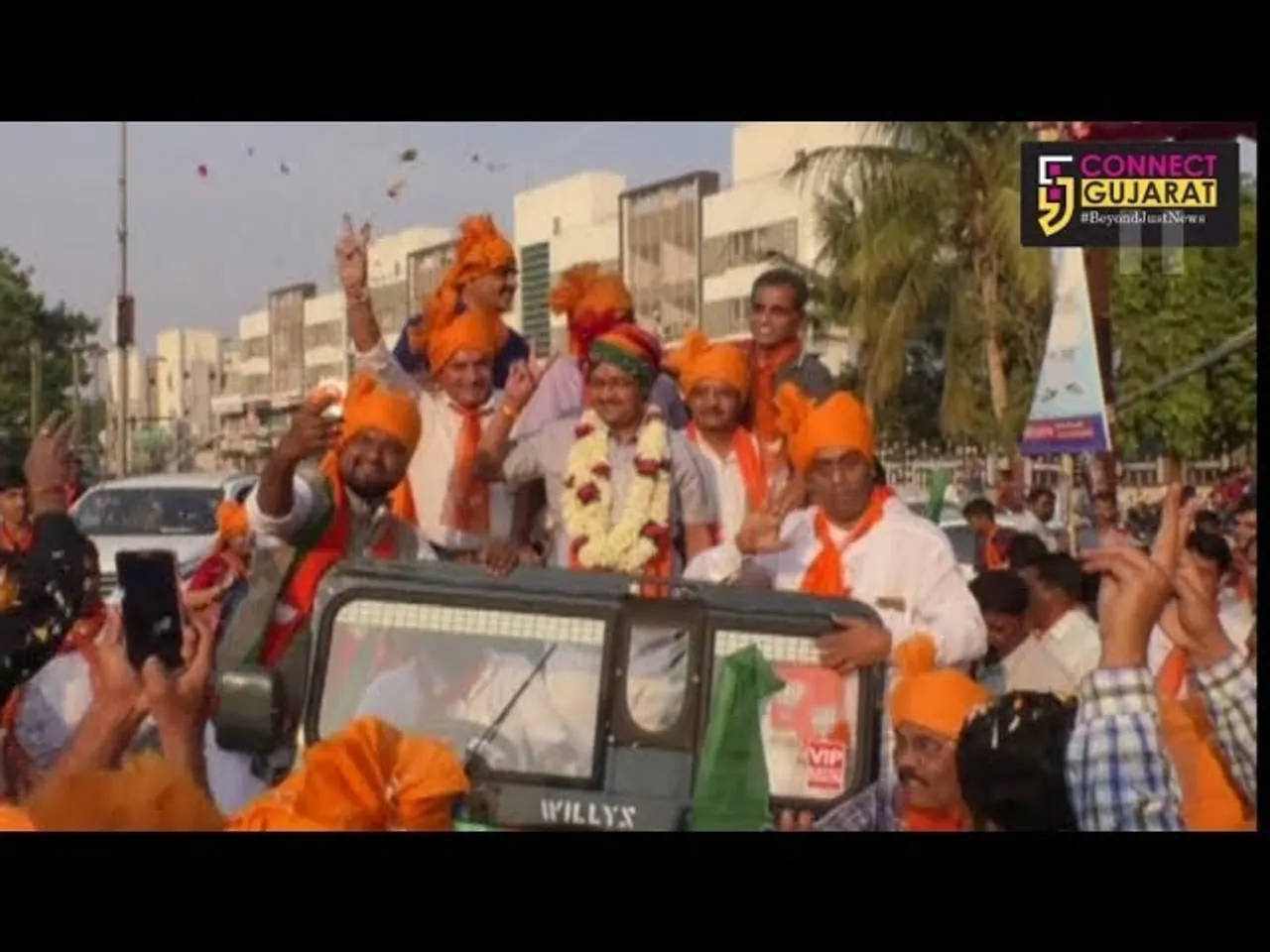 અંકલેશ્વર જીઆઇડીસીમાં ભાજપ દ્વારા ચૂંટણી પ્રચાર અર્થે રેલી યોજાઈ