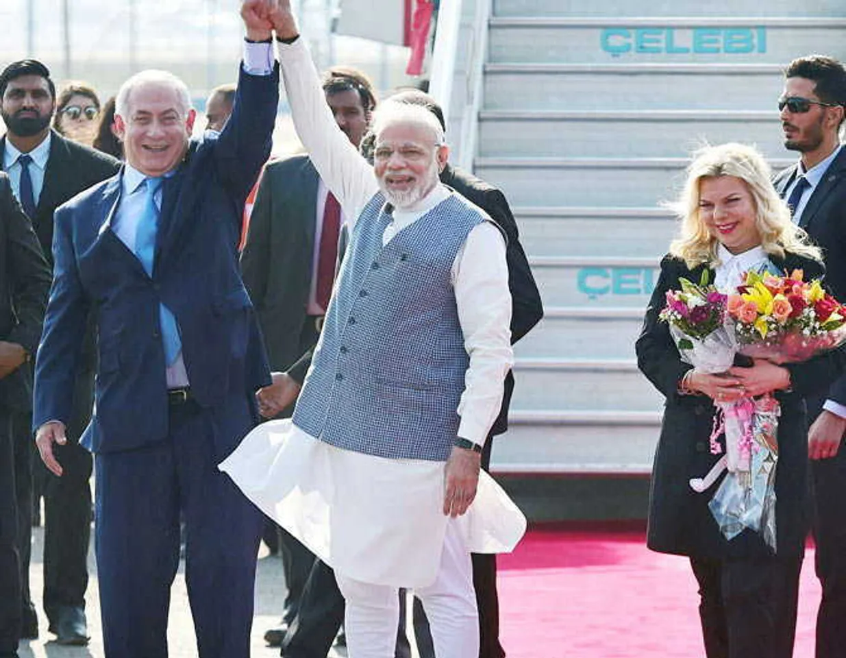 વડાપ્રધાન નરેન્દ્ર મોદી અને ઇઝરાયેલના પીએમ નેતન્યાહુનું ભવ્ય સ્વાગત કરાશે  