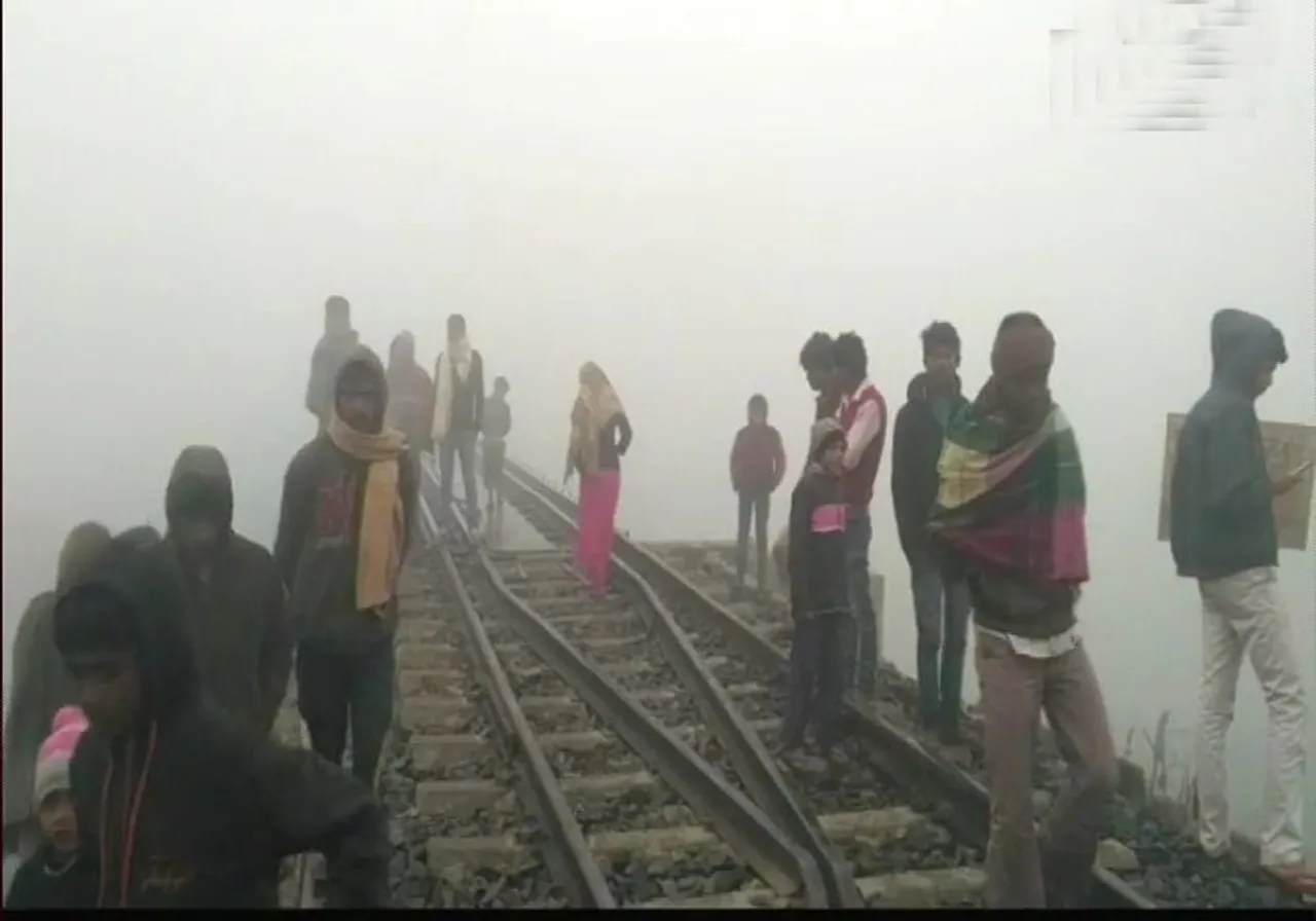 બિહારનાં  સિવાનમાં ટોળા ઉપર ટ્રેન ફરી વળતા 4નાં  મોત 1 ઘાયલ