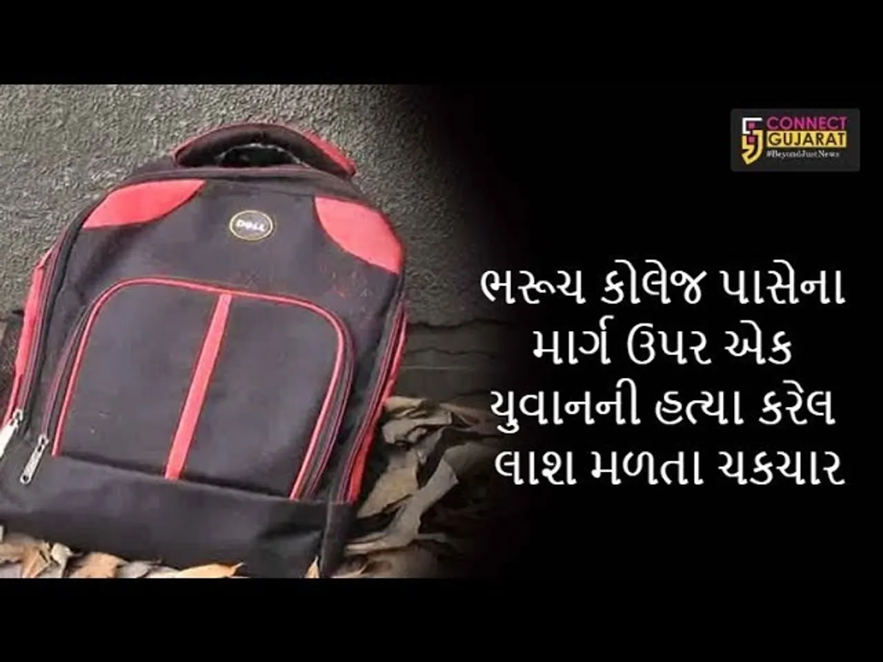 ભરૂચ કોલેજ પાસેના માર્ગ ઉપર એક યુવાનની હત્યા કરેલ લાશ મળતા ચકચાર