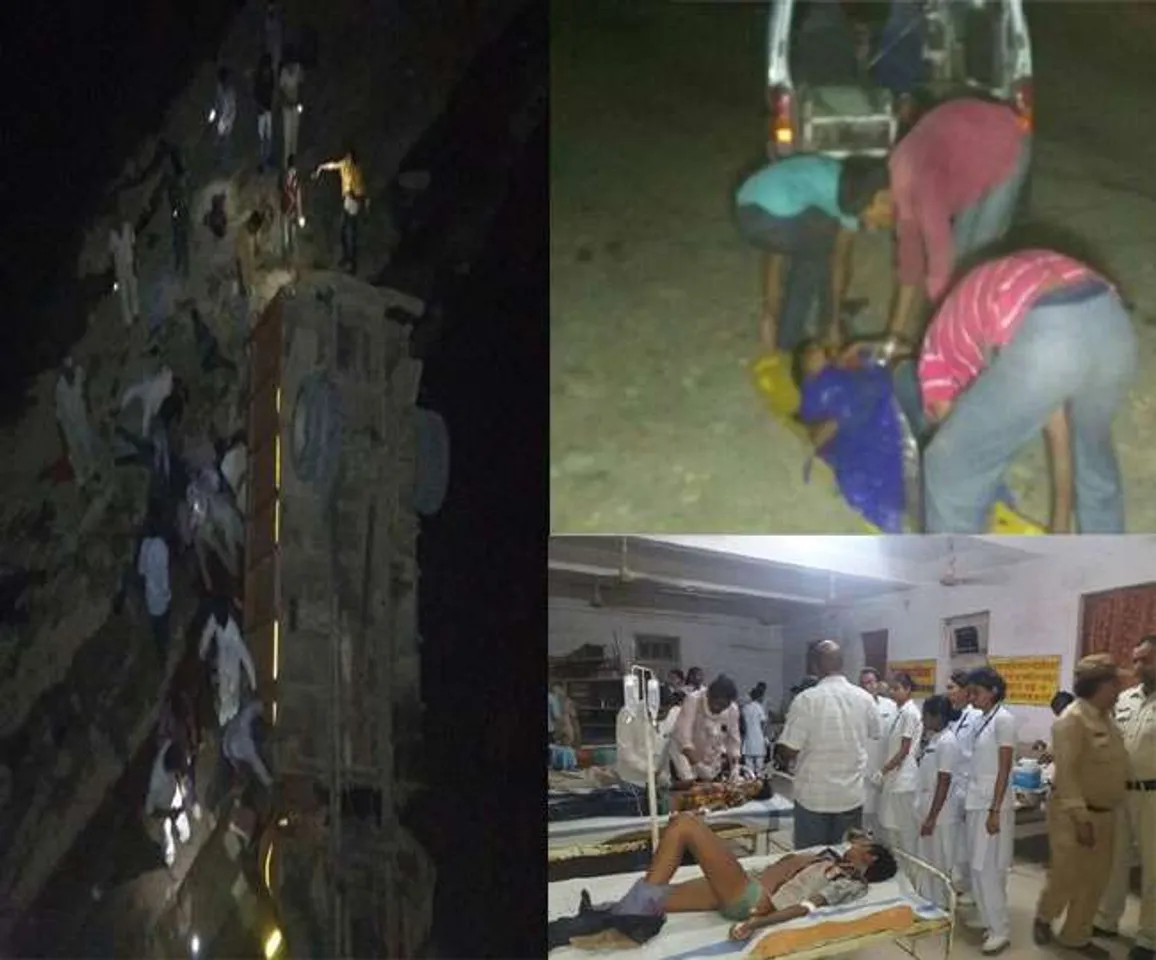 મધ્યપ્રદેશમાં જાનૈયાથી ભરેલો ટ્રક નદીમાં ખાબકતા : 22ના મોત