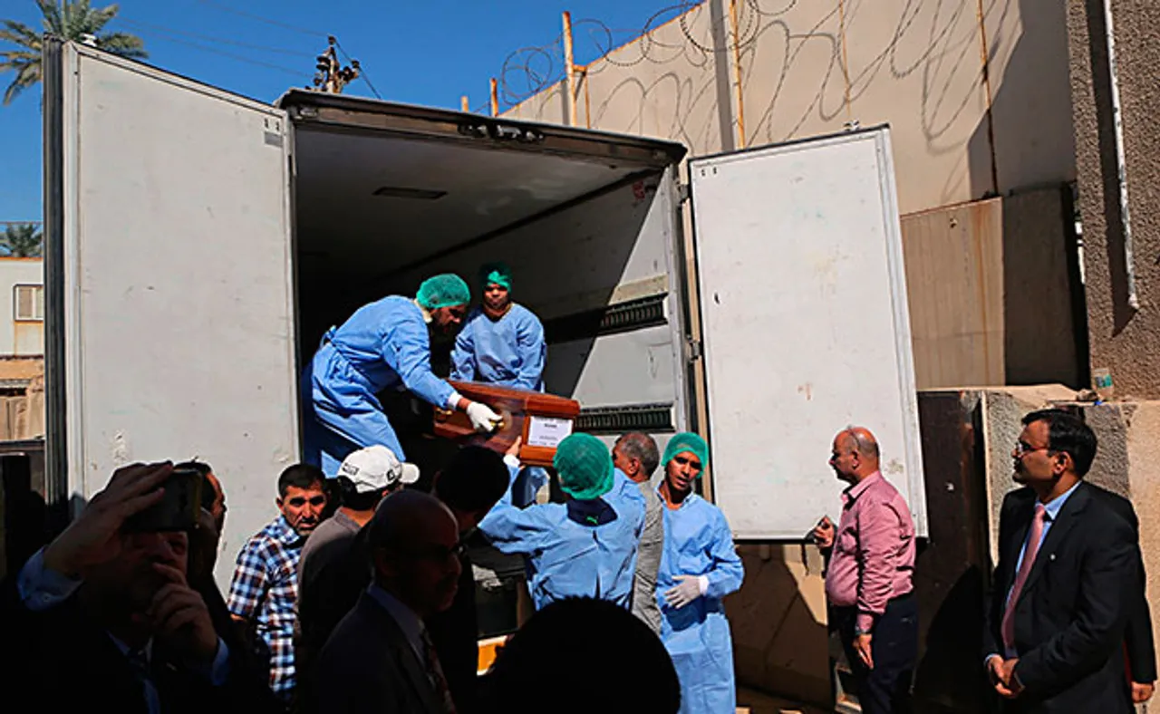 આજે વી કે સિંહ 38 ભારતીયોના અવશેષો લઈને ભારત આવશે 