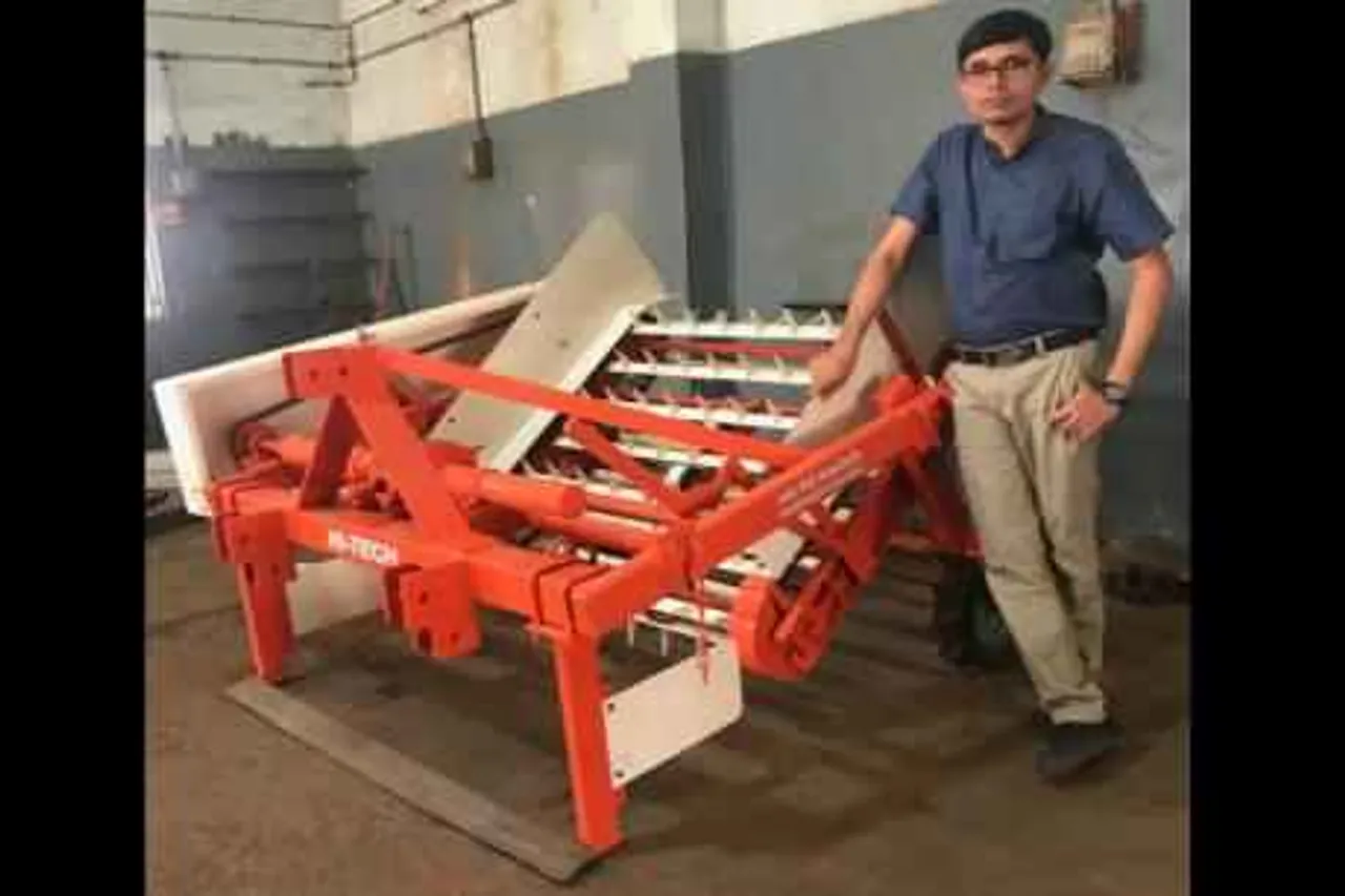 આ ખેડૂત પુત્રએ બનાવ્યું અનોખું મશીન, મગફળી કાઢવા માટે બન્યો ઉત્તમ વિકલ્પ